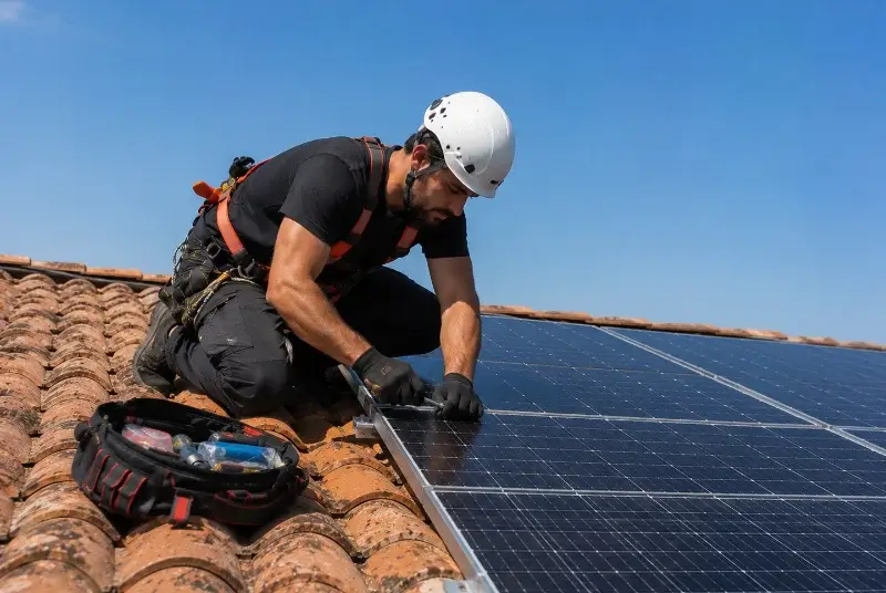 Maintenance et monitoring de panneaux solaires à Lévignac